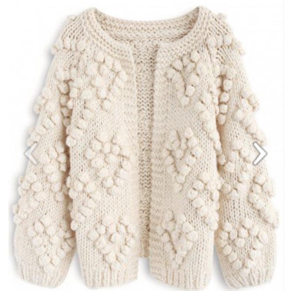 Chicwish Knit Your Love Cardigan Size Small